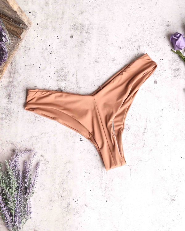 Seamless V-Cut Bikini Bottoms in Rose Dawn